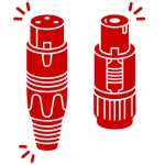 Wtyki i gniazda XLR/speakon Wtyki i gniazda XLR/speakon